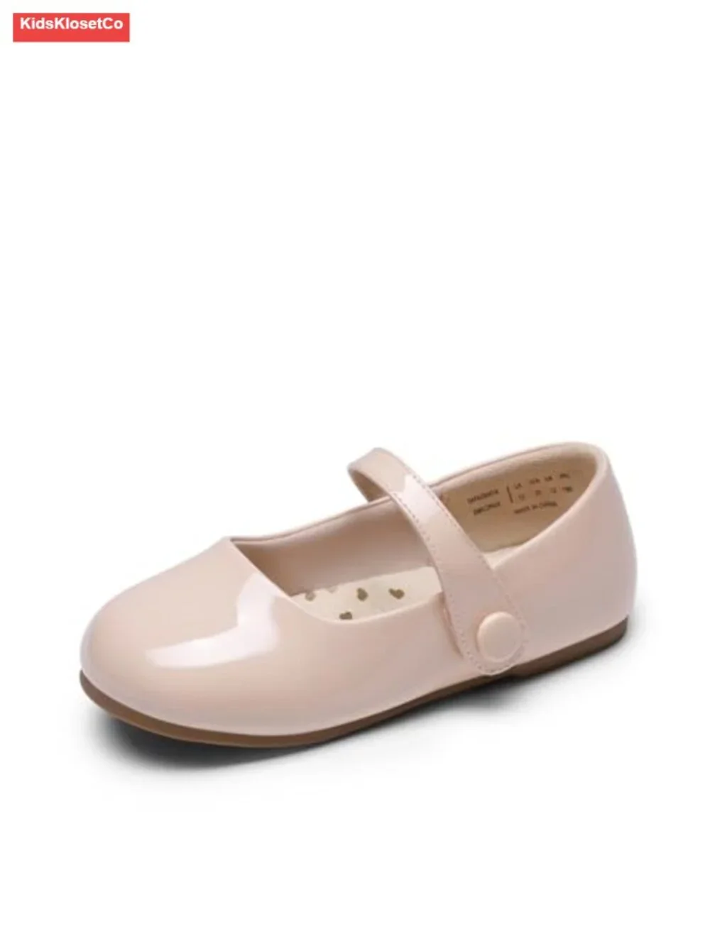 Toddler Girls Mary Jane Dress Shoes Ballet Flats Faux Leather with Cushioned